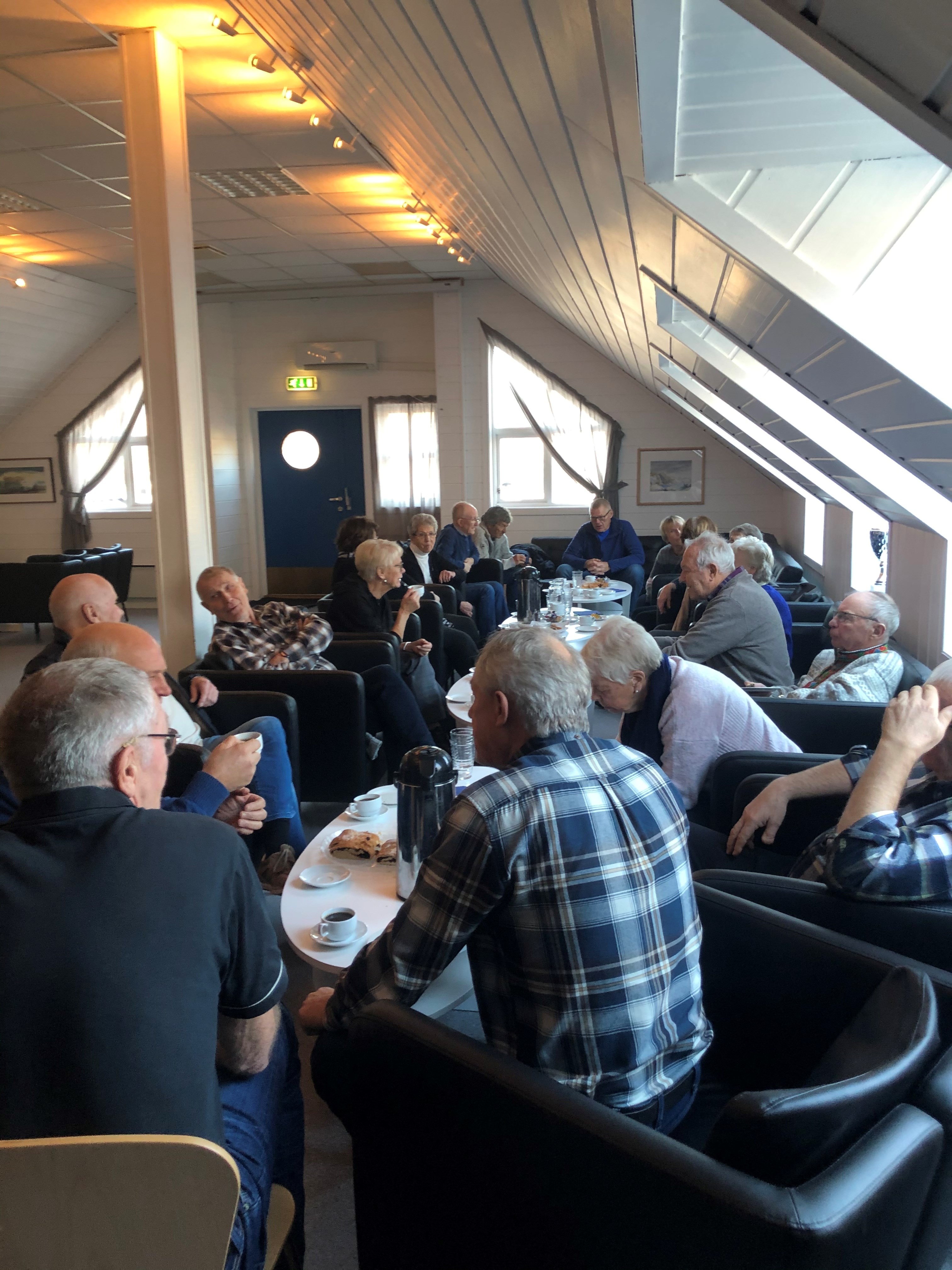 Fantastisk oppmøte på klubbens første seniortreff
